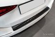 Zwart RVS Achterbumperprotector passend voor Mercedes C-Klasse W206 Kombi 2021- 'Ribs'