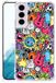 B2Ctelecom Back Cover voor Samsung Galaxy S22 Anti Shock Bumper Case Punk Rock
