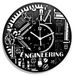 Instant Karma Clocks Wandklok Ingenieur Technisch ontwerp met mechanisch gereedschap 30 cm