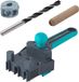Wolfcraft Deuvelmal SET inclusief 150 Deuvels - Deuvel Mal - Deuvelaar Ø 8mm x 40mm - Deuvel Boormal - Deuvelset - 8621000