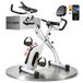 SPORTNOW Magnetische Hometrainer - Staal - 105 x 53,5 x 109 cm - Wit