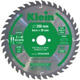 Klein Lame de scie circulaire professionnelle pour cloisons minces D=190, B/c=1,7/1,1, Z=24, D=30 (1"-20), 15°b, Trous de transmission=ph02