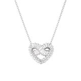 Swarovski Matrix Ketting Zilverkleurig