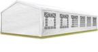 TOOLPORT Partytent Feesttent Paviljoen 6x12 m wit PE 350 N zeil 100% waterdicht UV-bestendig
