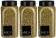 Mica Decorations pierres décoratives/granulés - 3x - 650ml - or