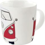 BRISA VW Collection Volkswagen Keramiek Mok (370 ml, Rood)