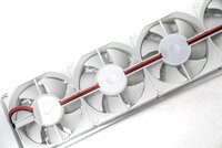 Climatebooster Prillo Radiatorventilator - 90cm - Wit - 9 fans - Warmtepomp-ready