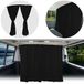 BREMER SITZBEZÜGE Afscheiding bestuurderscabine, zonwering, bestuurderscabine, gordijnen, gordijn, compatibel met Renault Trafic 3 vanaf 2014, zwart, accessoire voor camping en camper