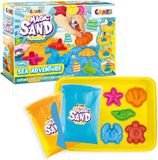 CRAZE 28605 Knutselset voor kinderen, 5 jaar, Niet giftig, Zand, Meerkleurig, 9 stuk(s)