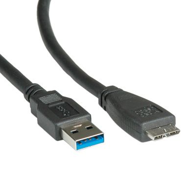 ROLINE 11.02.8875 USB-kabel - USB Type-A - 2 m - Zwart