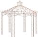 vidaXL Pavillon de jardin 400x400x352 cm fer brun antique