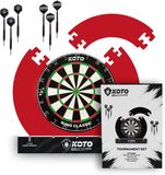 KOTO - Set de tournoi Fléchettes en poils rouges