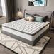 Dewinner Matelas Hybride 160x200cm, Épaisseur 30cm, Avec Ressorts Ensachés Et Mousse à Mémoire de Forme, 7 Zones de Confort, Dureté Moyenne, Certifié Oeko-tex