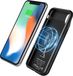 Akashi, Support de batterie Convient pour Apple iPhone X / XS 3501 mAh, Noir