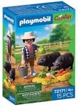 PLAYMOBIL Fermier avec cochon vietnamien