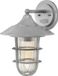 Hinkley LED Wand Buitenlamp Marina | 1X E27 Max 100W | IP44 | Dimbaar | Silver