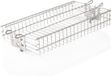 BBQ-Toro panier grill universel plat en acier inoxydable pour tournebroche, panier cage pour rôtissoire, réglable en hauteur en 4 positions