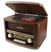 Soundmaster NR961 Draagbare Digitale Hout Radio met DAB+, FM, Bluetooth, USB, en CD-speler