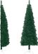 vidaXL Kunstkerstboom Half met Standaard Smal 150 cm Groen