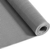 VEVOR PVC-Afvoermat (90 cm x 300 cm), Antislip PVC-Vloermat, Spatbeschermingsmat voor Natte Ruimtes, Holle Matrol, Antislipmat voor Zwembaden, Terrassen, Badkamers en Toiletten, Grijs