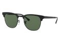 Ray-Ban CLUBMASTER METAL lunettes de soleil Carré Métal Unisexe Noir Lentille polarisée Vert