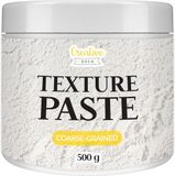 Creative Deco Grofkorrelige Structuurpasta 500 g | Witte Fijne Pasta voor Kunstprojecten voor Acrylverf Eenvoudig te Gebruiken met een Spatel Voor het Creëren van 3D-effecten, Structuren, Texturen