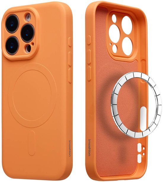 imoshion Color Backcover geschikt voor MagSafe - Oranje - Apple iPhone 16 Pro