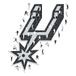Iconic Puzzles - NBA houten puzzel, meerkleurig, San Antonio Spurs, L, 500 stukjes