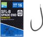 Preston SFL-B Spade End - Barbless #16