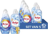Robijn Perfect Match Wasmiddel en Wasverzachter Pakket - Morgenfris - 60 wasbeurten - Voordeelverpakking