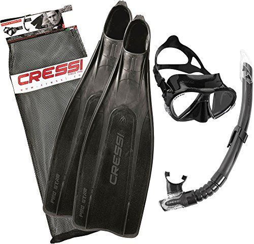 Cressi Pro Star Bag Apneu/snorkelen set - 8022983067544