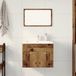 Maison Exclusive - Ensemble de meubles de salle de bain 2 pièces aspect bois ancien Matériau dérivé du bois