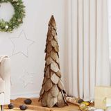 Prolenta Maison Exclusive Kerstboom, bruin, 111 cm, massief teakhout