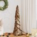 Prolenta Maison Exclusive Kerstboom, bruin, 111 cm, massief teakhout