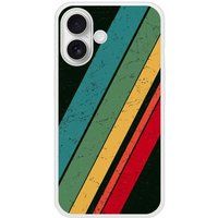 Apple iPhone 16 Grunge Verstevigd hoesje met sublimatie bedrukking