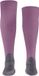 FALKE Active Ski warm dik wol functioneel materiaal skisokken kinderen roze - maat 23-26
