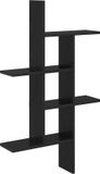vidaXL Wandplank Zwart eiken 61 x 15 x 102 cm Bewerkt hout