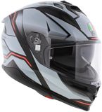 AGV K7 Jaeger Integraalhelm - Zwart/Rood/Zilver - Maat M