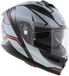 AGV K7 Jaeger Integraalhelm - Zwart/Rood/Zilver - Maat M