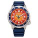 Citizen Promaster BN0169-03X Duikhorloge Blauw Mannen Solar Analoog Waterdicht Staal Oranje Wijzerplaat