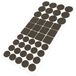 Adsamm FP-35-SA-BR-44-mixed 44 x viltglijders, bruin, mixed st
