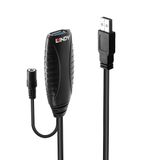 LINDY USB 3.0 Kabel - 10m - Zwart - 43156