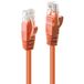 Lindy 48112 Netwerkkabel Oranje 10 m Cat6 U/UTP