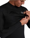 Billabong 2026 Heren Foil 4/3mm Borst Ritssluiting Wetsuit