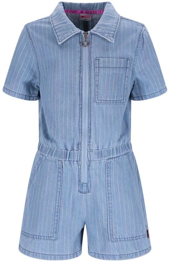 B.Nosy Y602-5635 Jumpsuit spijker Rainbow Denim Maat 152