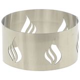 American Metalcraft FGRS7 Vlambeschermer, Roestvrij Staal, 7" Diameter, 3-1/2" Hoogte