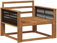 vidaXL Massief Acacia Hout Sofa Naturel
