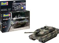 Revell Modelbouwpakket Militaire voertuigen - 63281 Leopard 2 A6/A6NL Tank met Duitse en Nederlandse Decals - Model Set Plastic - 1:35 - Modelbouw