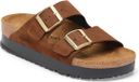 Birkenstock Arizona Papillio Flex Platform Nubuck Narrow Vert Femme Taille 41 Chaussons