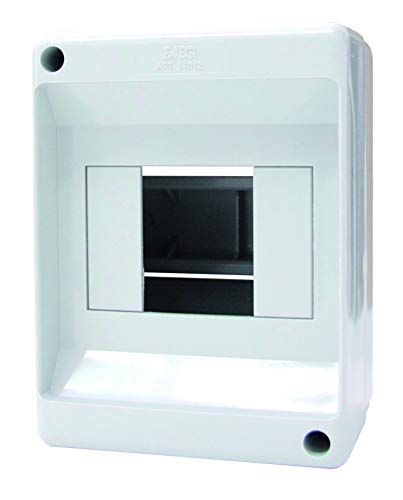 Electraline Electrotaline wandregeleenheid zonder deur, modulair, wit 3-4 Moduli Wit
